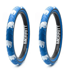 Paire de Pneus MERRITT Option x FTL Billy Perry 20" x 2.35" Blue / Black