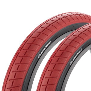 Paire de Pneus MISSION Tracker 20" x 2.40" Red / Black Wall
