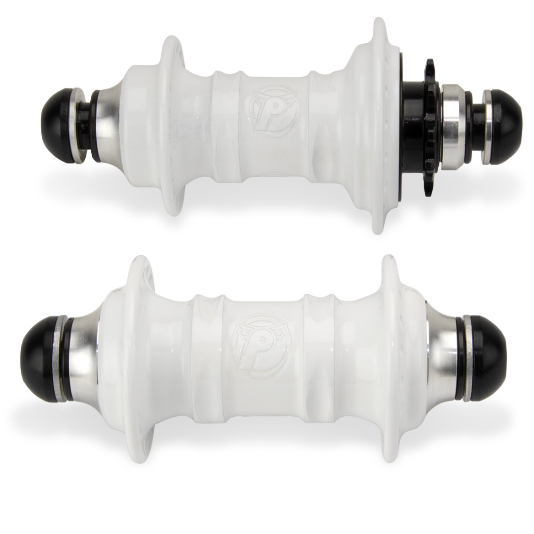 Paire de moyeux PROFILE Racing Mini White Button