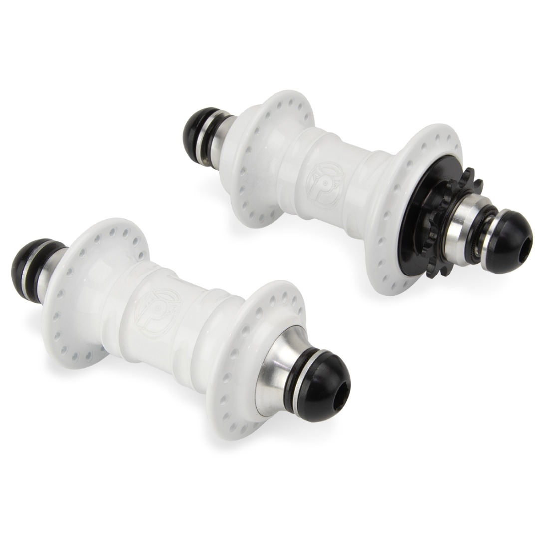 Paire de moyeux PROFILE Racing Mini White Button – Image 2