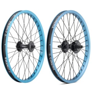 Paire de roues CINEMA ZX K7 RHD Blue + 4 Guards