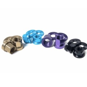 Paire d'écrous SALT Aluminium 10 ou 14 mm
