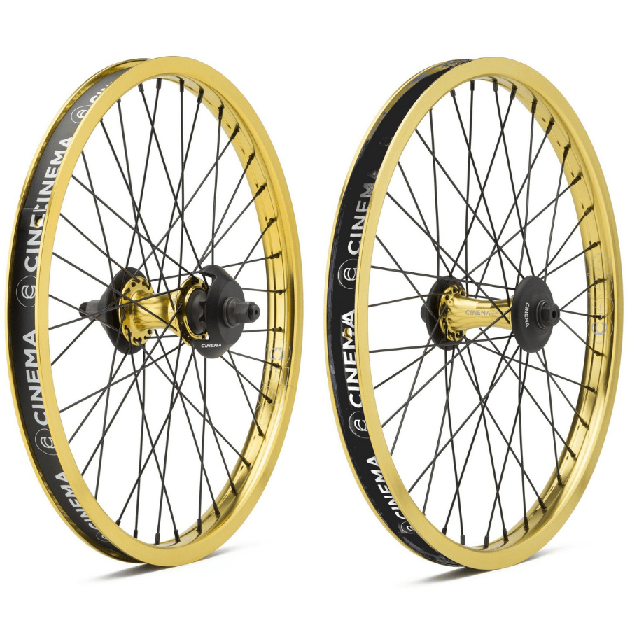 Paire de roues CINEMA ZX K7 RHD Gold + 4 Guards