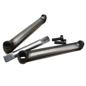 Pédalier HERESY Execution Titane Raw Matte Ed 150 / 160 mm