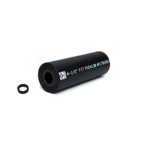 Peg FIT Bike co PVC Cr-mo / PC Black 4.5"