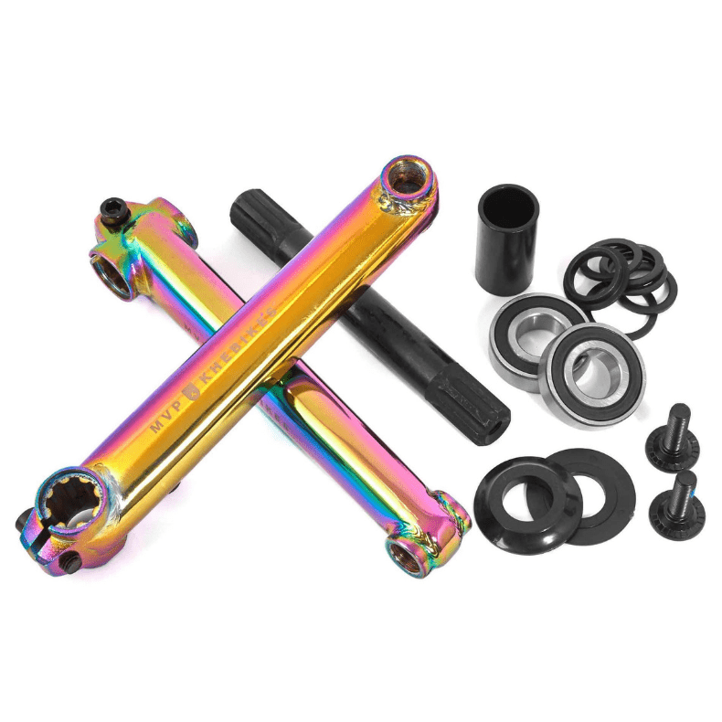 Pédalier KHE MVP 8 Oil Slick + Boitier de pédalier Mid
