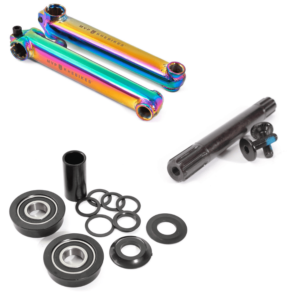 Pédalier KHE MVP 8 Oil Slick + Boitier de pédalier US Scellé