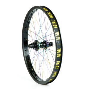 Roue TOTAL BMX Techfire Black / Rainbow K7 SDS