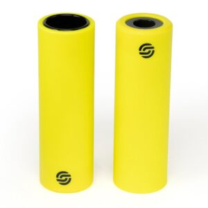 Paire de Pegs SALT AM Steel / Nylon 4.5" Neon Yellow
