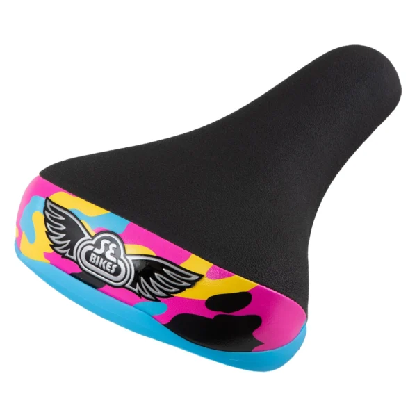 Selle De Vélo SE Bikes Flyer – Camouflage Rouge – Neuve