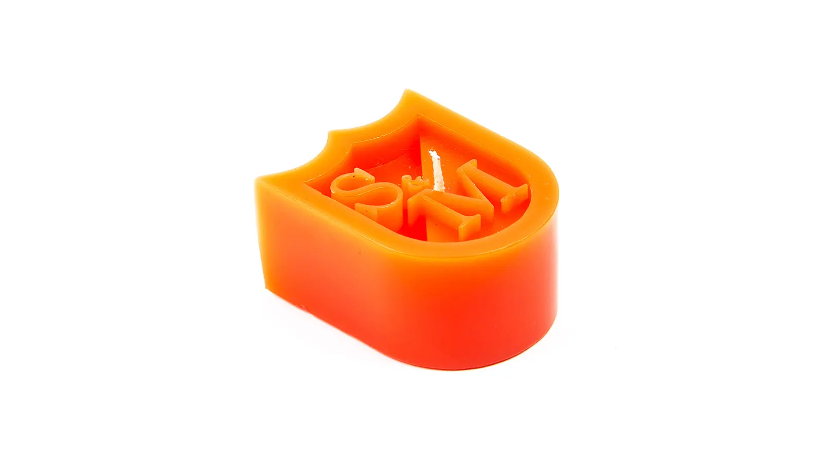 Wax S&M Candle Shield Orange – Image 2