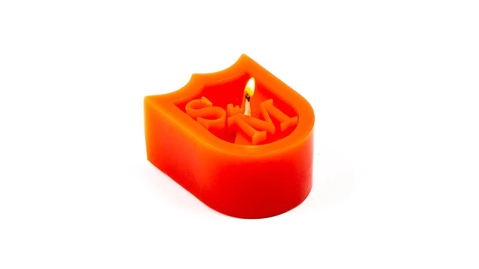 Wax S&M Candle Shield Orange