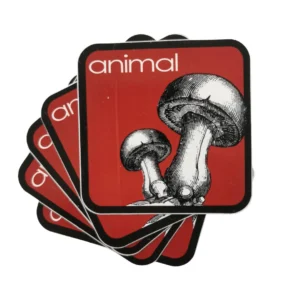 Sticker ANIMAL Mushroom Red