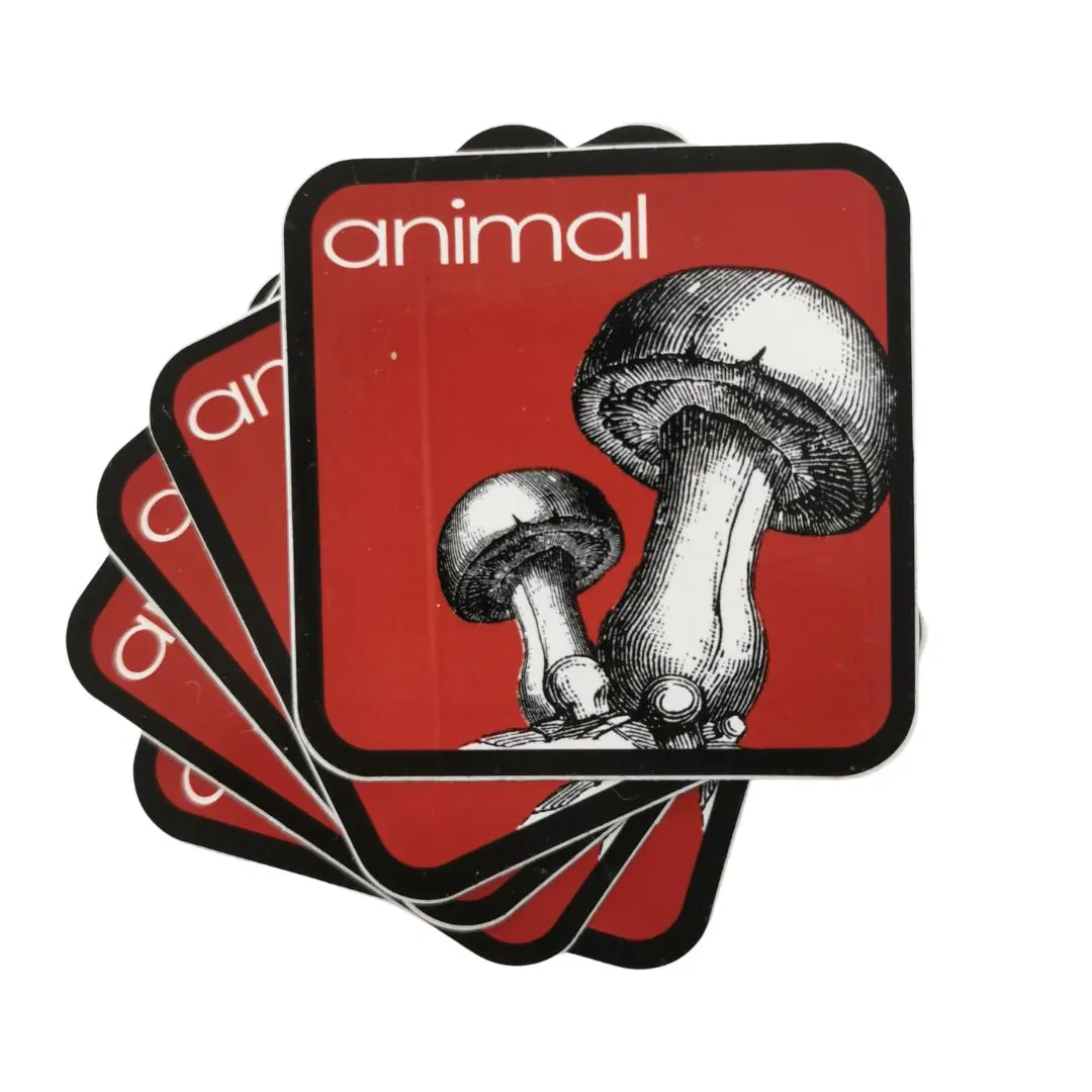 Sticker ANIMAL Mushroom Red