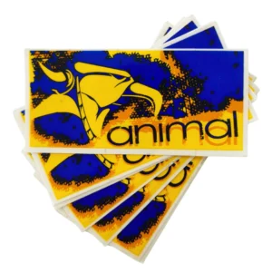 Sticker ANIMAL Scratch TV Yellow / Blue