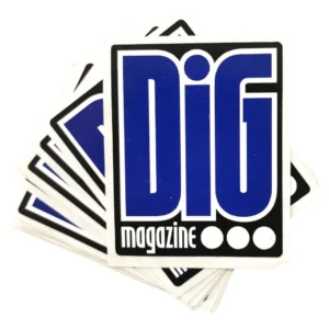 Sticker DIG Old School Blue