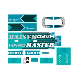 Pack Stickers HARO Freestyler Master 1988 Turquoise / Mint