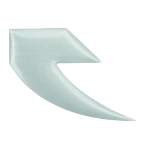 Badge TALL ORDER Alu Flat / Plat Polished