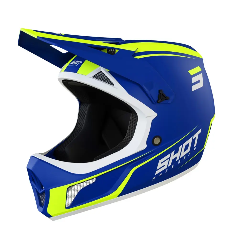 Casque SHOT Rogue United Bike Blue / Yellow Matt