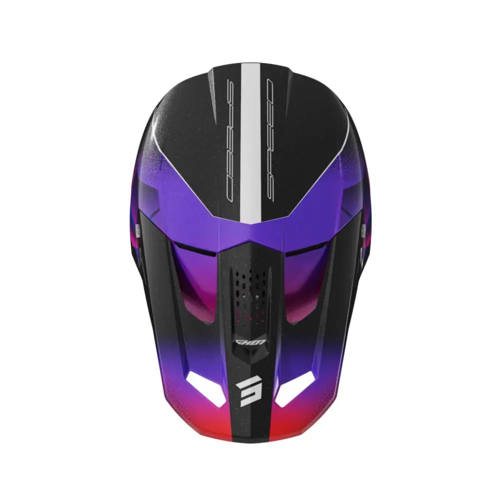 Casque SHOT Speed Olymp Purple Pearly – Image 2