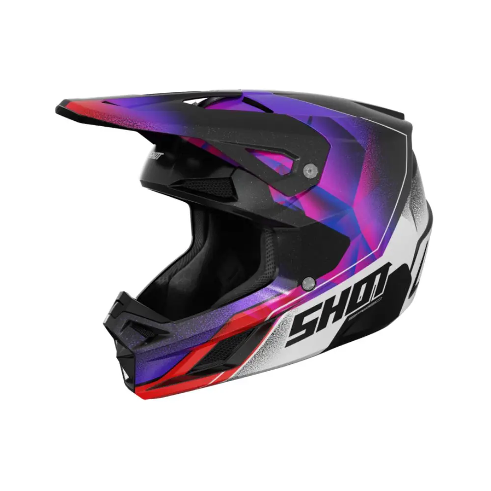 Casque SHOT Speed Olymp Purple Pearly