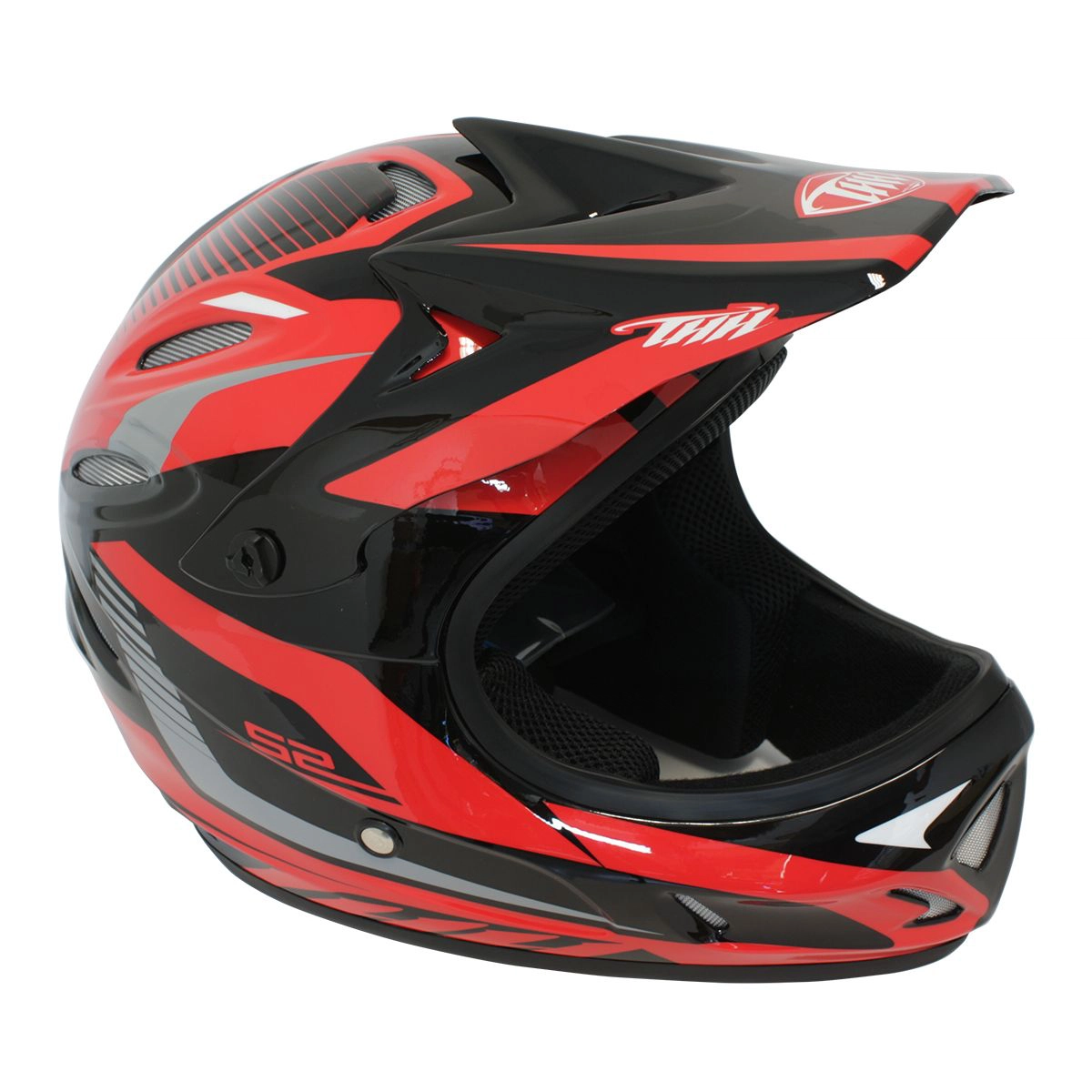 Casque THH S.2 V.2 Gloss Black / Red – Image 4