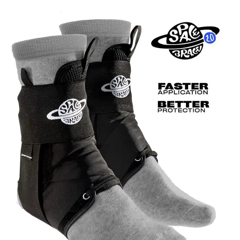 Chevillères à lacet SPACE BRACE 2.0 Ankle Brace (la Paire)