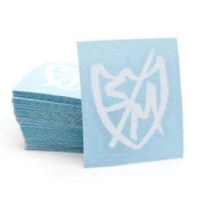 Pack Sticker S&M x 100 Sharpie Shield Die Cut White 2'5