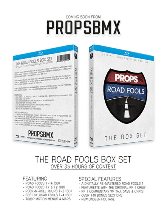 Blu Ray PROPS Box Road Fools Set | LES TROIS ROUX BMX SHOP