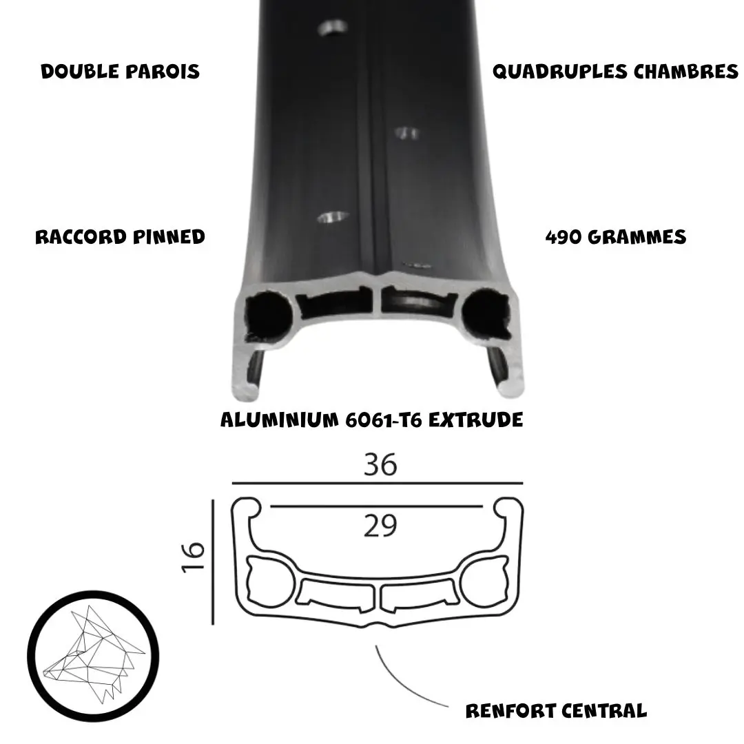 Roue LES TROIS ROUX Play Louder K7 Park – Image 15