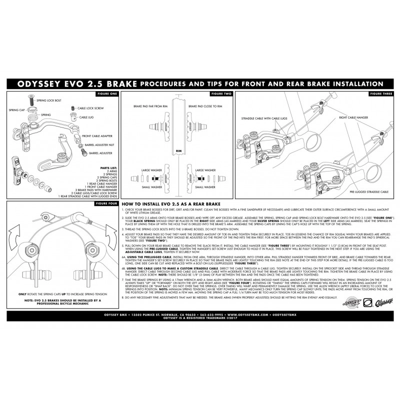 Capot Remplacement Evo 2.5 U-brake ODYSSEY – Image 2