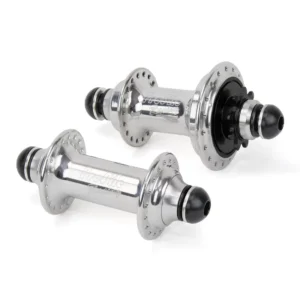 Paire de moyeux PROFILE Racing Elite Silver Button