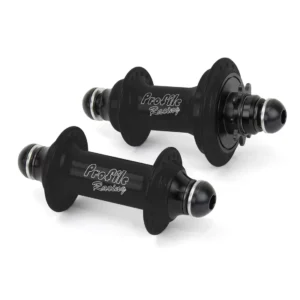 Paire de moyeux PROFILE Racing Elite Matte Black Button