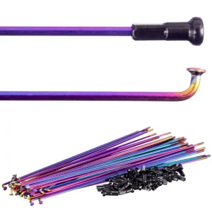 Potence BMX Salt Oil Slick / Néo Chrome – Aluminium, Neuve