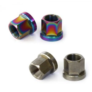 Paire d'écrous ARMOUR BIKES Titane 14mm