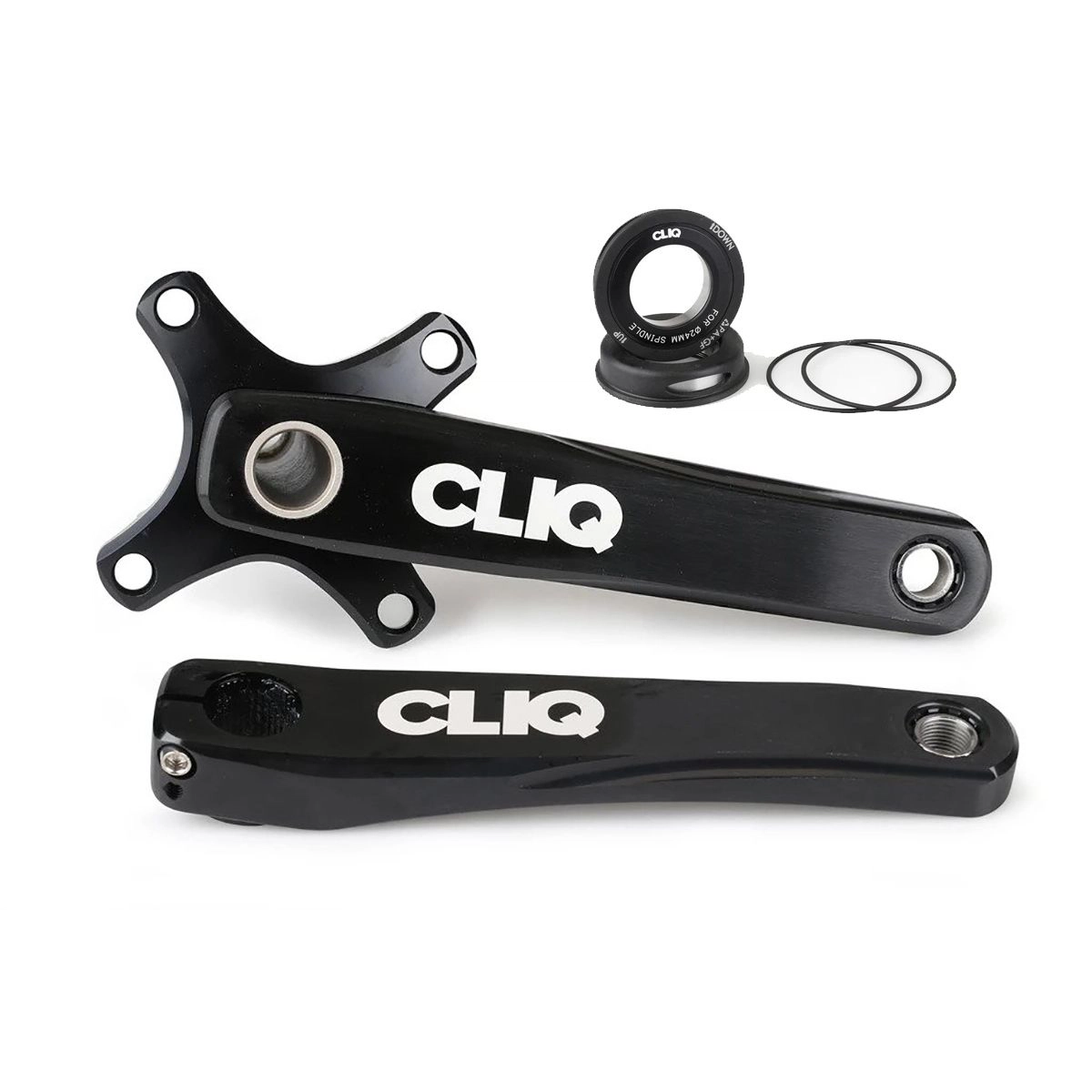 Pédalier CLIQ Weaponz Black + Boitier PF BB86