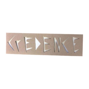Pochoir S&M Credence Stencil