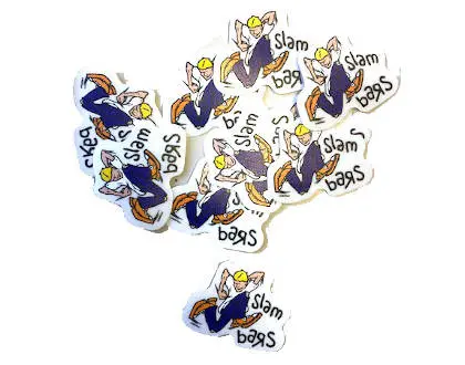 Pack Stickers S&M Original Slam Bar Decal (x10)